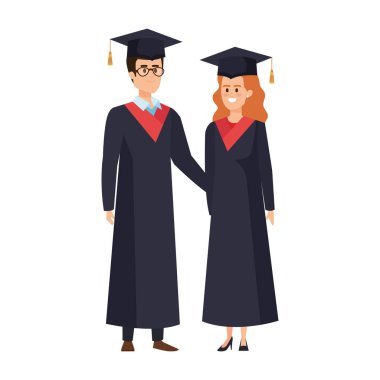 Genç çift karakterleri mezun etti