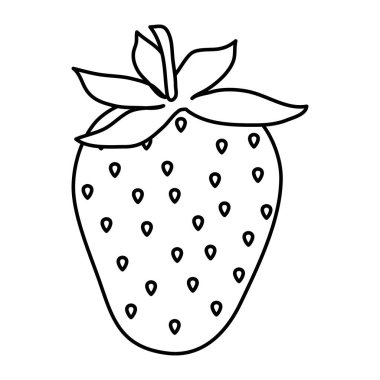 tatlı ve taze çilek meyve