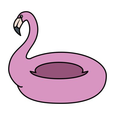 sevimli flaman float aksesuar simgesi