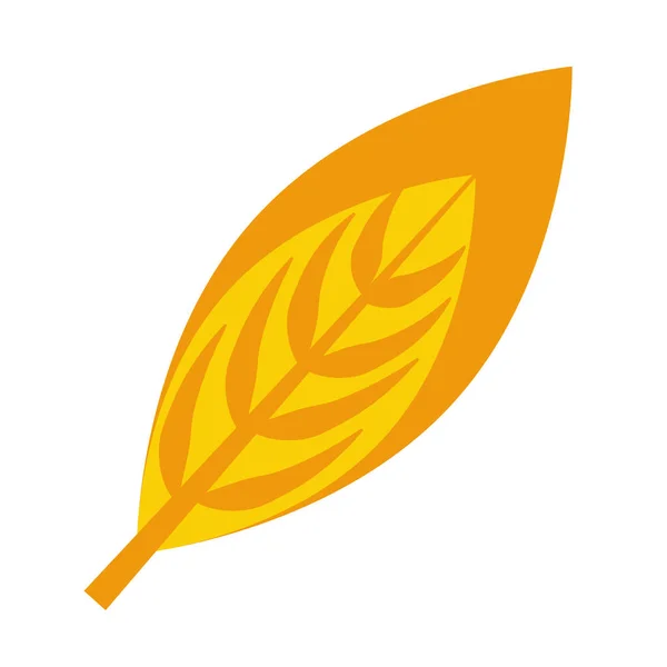 Ecologie blad plant pictogram vector illustratie — Stockvector
