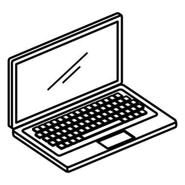 dizüstü bilgisayar izole kutsal kişilerin resmi