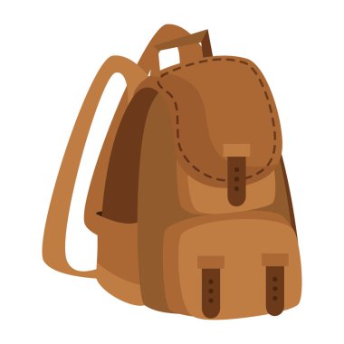 kamp seyahat çantası aksesuar simgesi