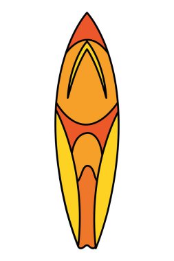 Sörf tahtası spor yaz simgesi