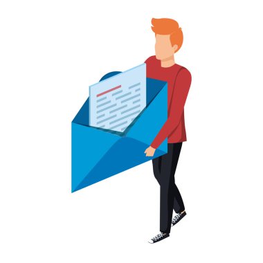 Mektupları kaldıran genç adam gönderdi