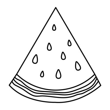 taze karpuz tropikal meyve kısmı