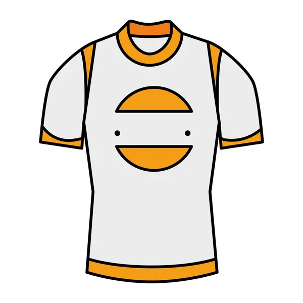 Tshirt z nadrukiem emblematu handlowego — Wektor stockowy