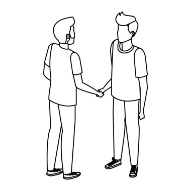 genç ve rahat men karakterleri