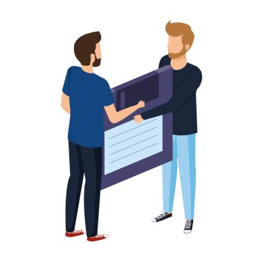 Disket veri deposunu kaldıran gençler