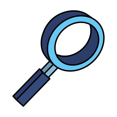 büyüteç izole edilmiş simge ara