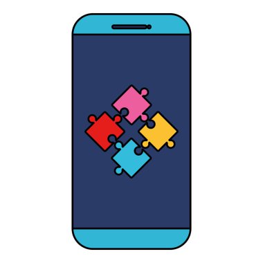 bulmaca oyun parçaları çözümü ile akıllı telefon