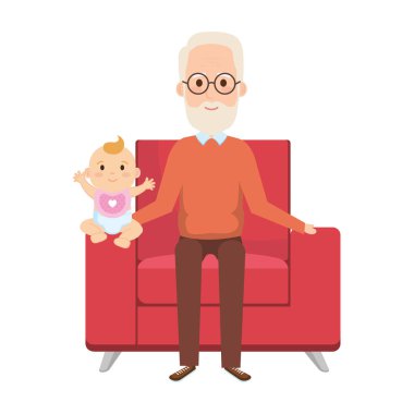 dedesi kanepe karakterleri küçük bebek kaldırma