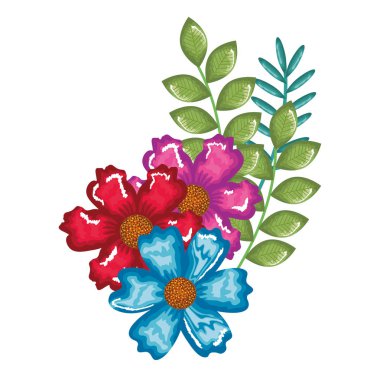 çiçek ve Bahçe dekoratif yaprakları