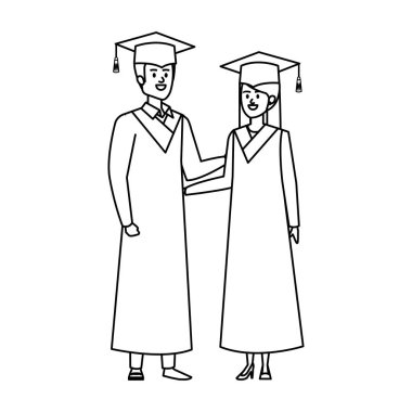 Genç çift karakterleri mezun etti