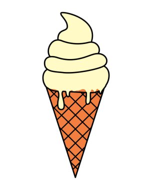 tatlı dondurma koni simgesi