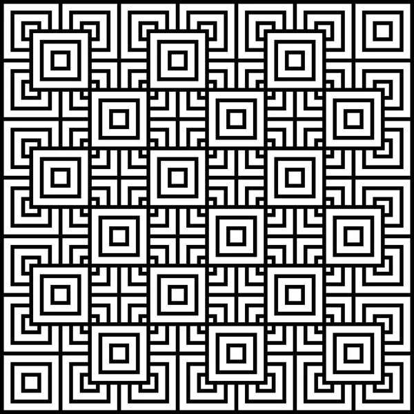 Géométrique carré lignes abstraites fond — Image vectorielle