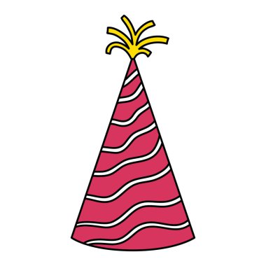 parti şapka koni dekoratif simgesi