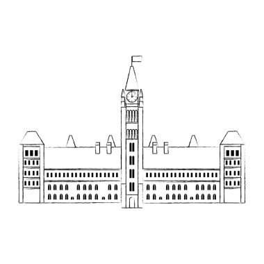 kanada parlamento binası simgesi