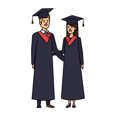 Genç çift karakterleri mezun etti