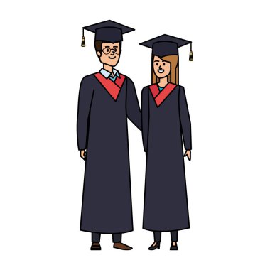 Genç çift karakterleri mezun etti