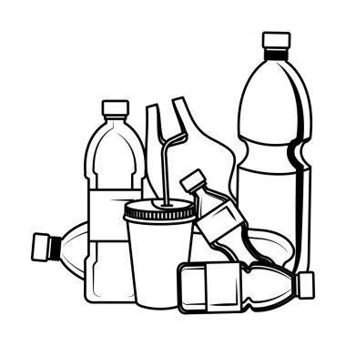 plastik ve tek kullanımlık ürünler çöp