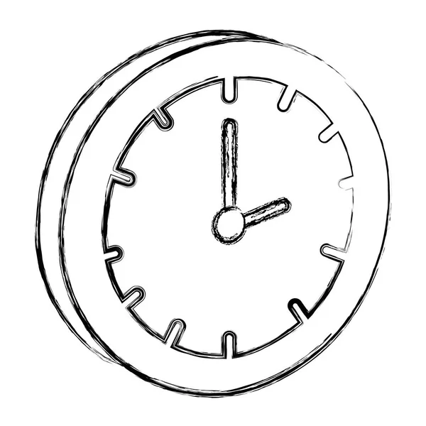 Time clock watch ivon — Stock Vector