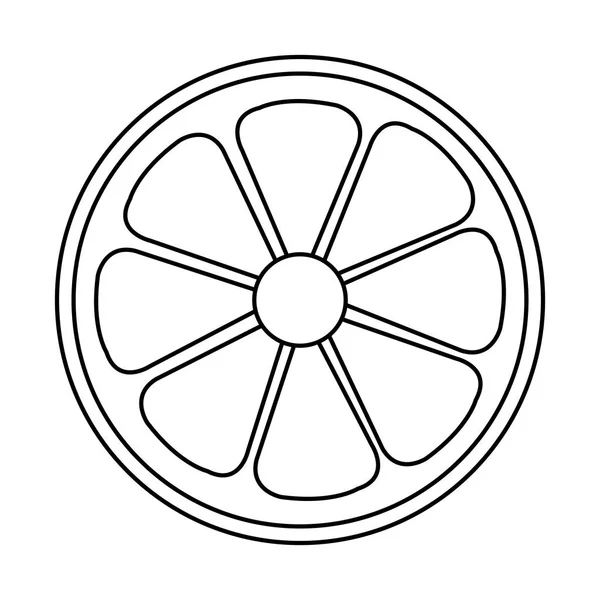 meyve narenciye taze simge yarım turuncu