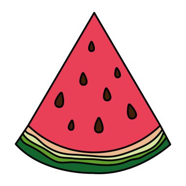 taze karpuz tropikal meyve kısmı