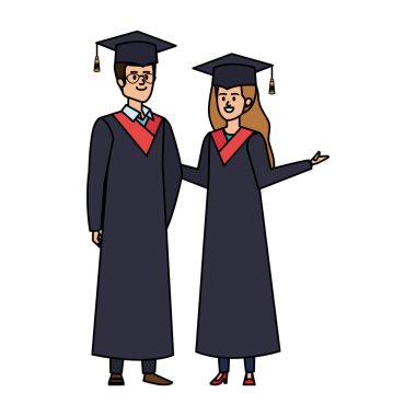 Genç çift karakterleri mezun etti