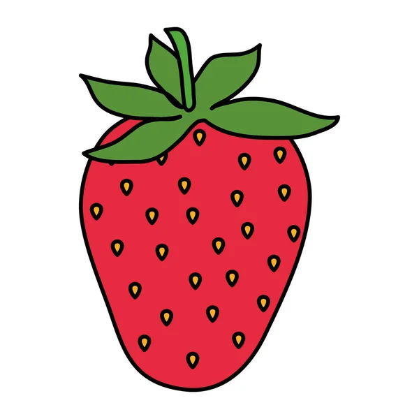 Fraise douce et fraîche — Image vectorielle