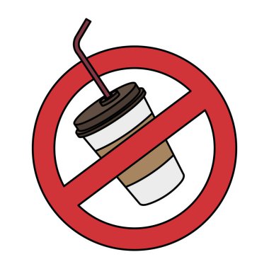 reddedilen sembol saman ile plastik bardak