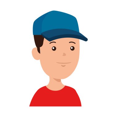 spor kap ile mutlu küçük okul çocuk