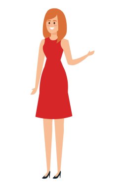 güzel genç kadın avatar karakteri