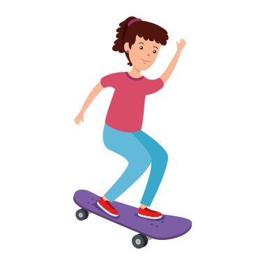 kaykay mutlu genç kız