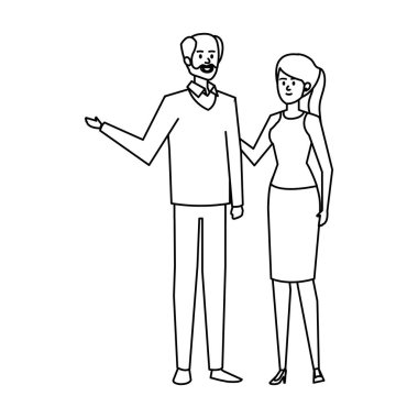 yetişkin anne çift avatarlar karakterler