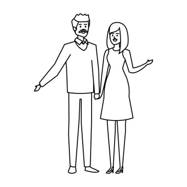 yetişkin anne çift avatarlar karakterler