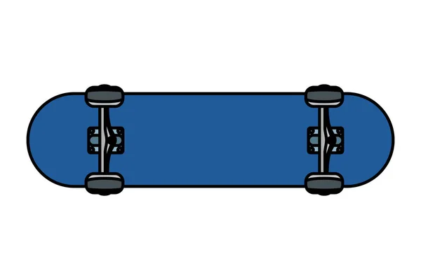 Skate board sport element icon — Stock Vector