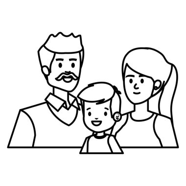 küçük oğlu ile yetişkin anne çift