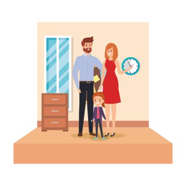 okul sınıfında öğretmen çift ve öğrenci kız