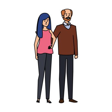 yetişkin anne çift avatarlar karakterler