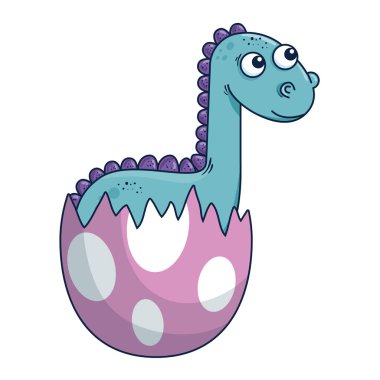 yeni doğan diplodocus kabuk kırma