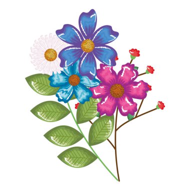 çiçek ve Bahçe dekoratif yaprakları