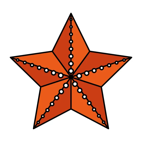 Летняя икона морской звезды — стоковый вектор