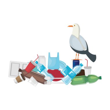 plastik ve tek kullanımlık ürünler ile martı