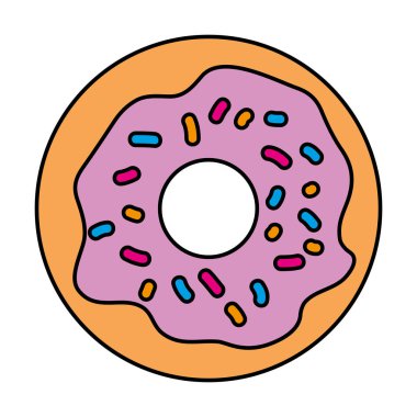 lezzetli tatlı çörek fırın simgesi