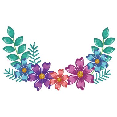 çiçek ve Bahçe dekoratif yaprakları