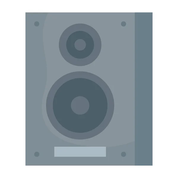 Speaker column musical element icon — Stock Vector