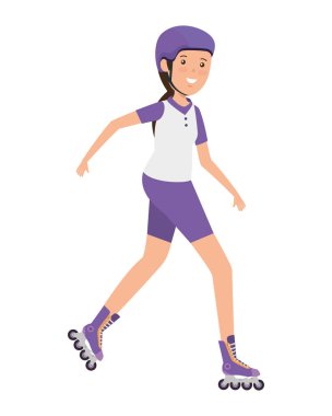 paten mutlu atletik kız