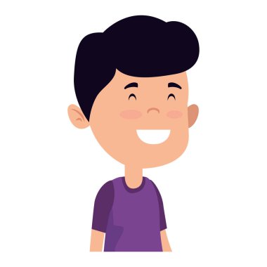 mutlu öğrenci çocuk komik karakter