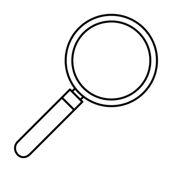 搜索放大镜隔离图标 — 图库矢量图片
