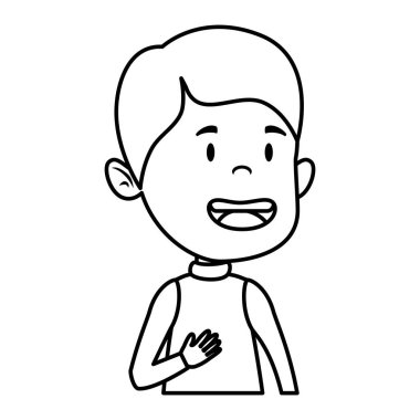 mutlu öğrenci çocuk komik karakter